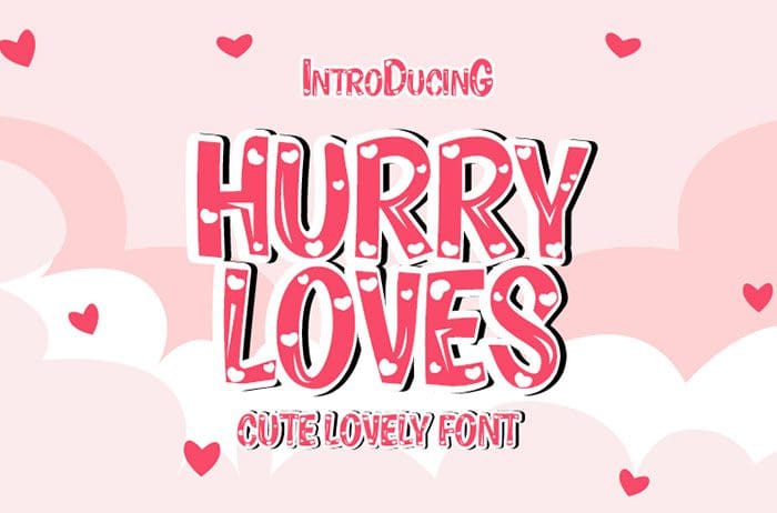Hurry Loves Handwritten Font