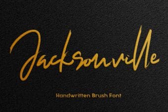 Jacksonville Brush Font