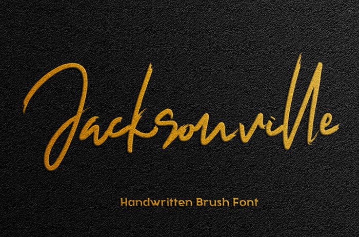 Jacksonville Brush Font