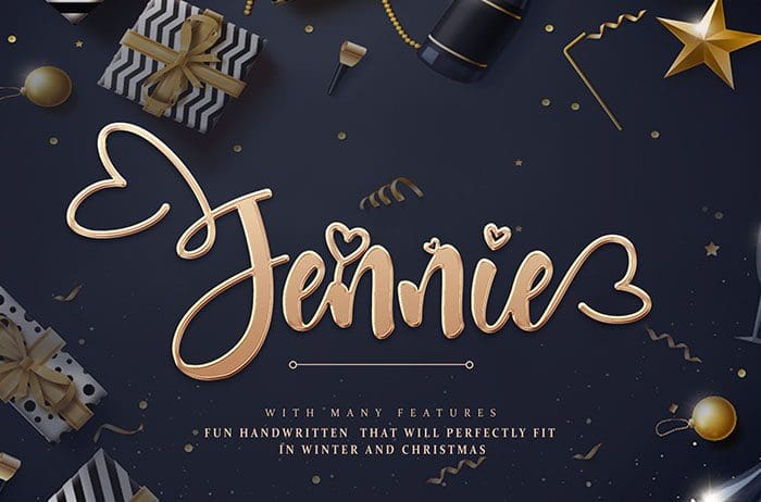 Jennie Script Font