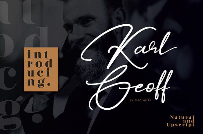 Karl Geoff Script Font