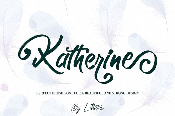 Katherine Brush Font