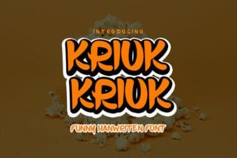 Kriuk Kriuk Handwritten Font