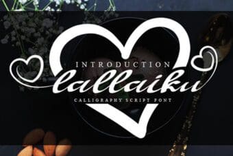 Lallaiku Calligraphy Font
