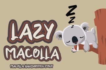 Lazy Macolla Handwritten Font