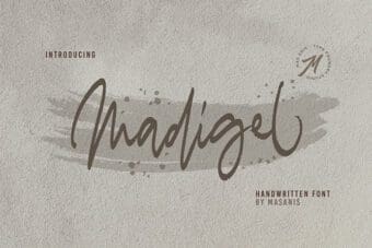 Madigel Script Font