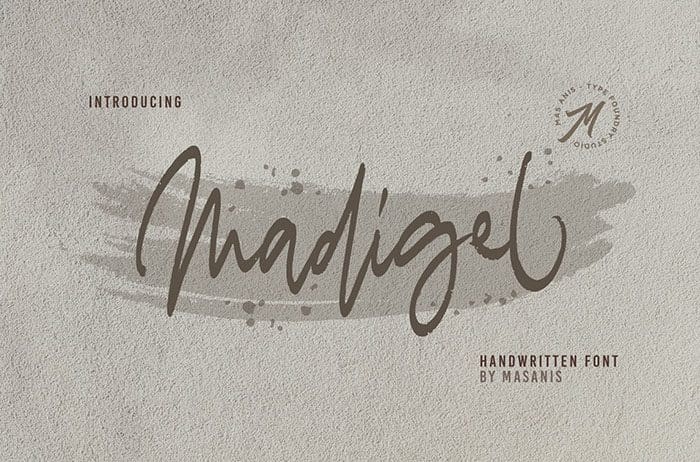 Madigel Script Font
