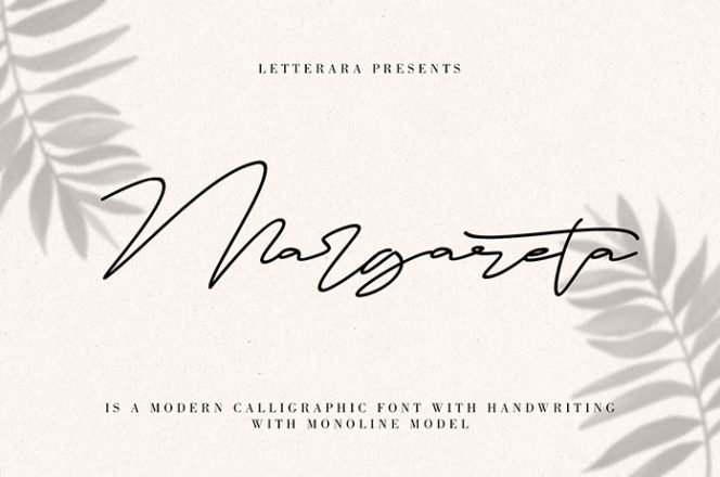 Free Margareta Script Font