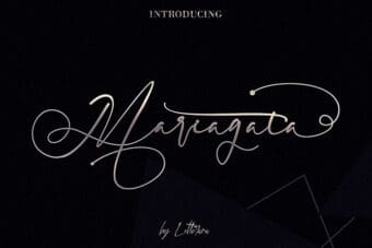 Mariagata Script Font