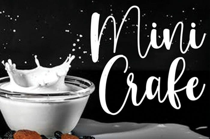 Mini Crafe Calligraphy Font