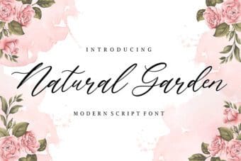 Natural Garden Script Font
