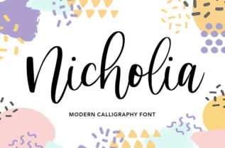 Free Nicholia Calligraphy Font