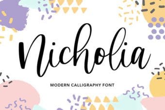 Nicholia Calligraphy Font