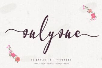 Onlyone Script Font