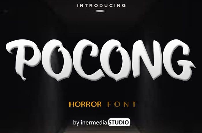 Pocong Display Font