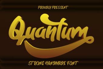 Quantum Handwritten Font