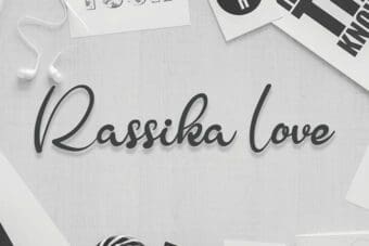 Rassika Love Calligraphy Font