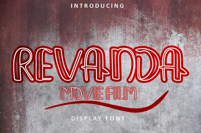 Revanda Display Font