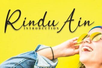 Rindu Ain Calligraphy Font