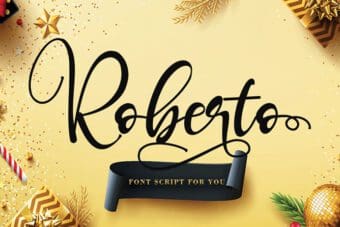 Roberto Script Font