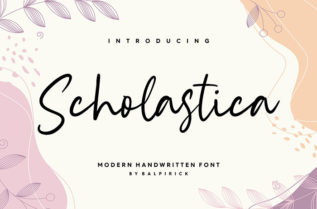 Scholastica Handwritten Font