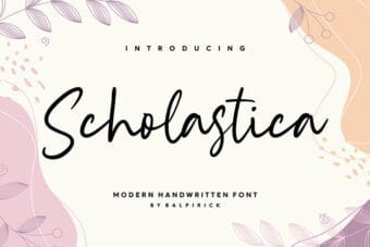 Scholastica Handwritten Font