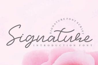 Signature Calligraphy Font