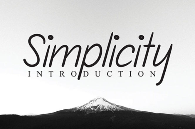 Free Simplicity Serif Font
