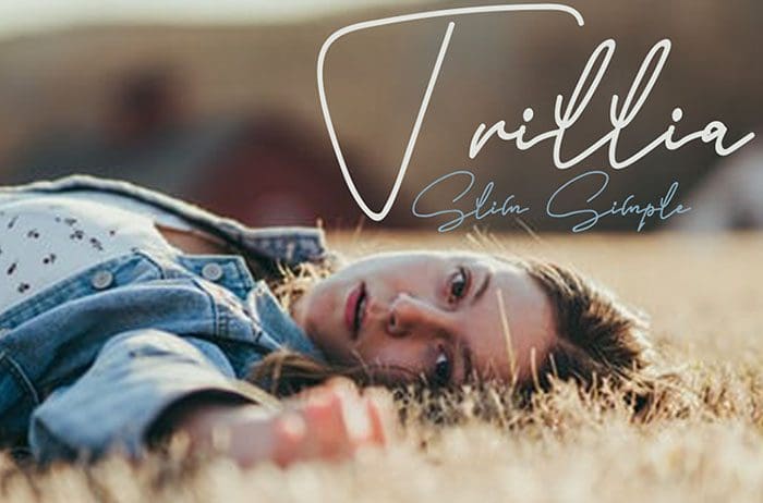 Slim Simple Script Font