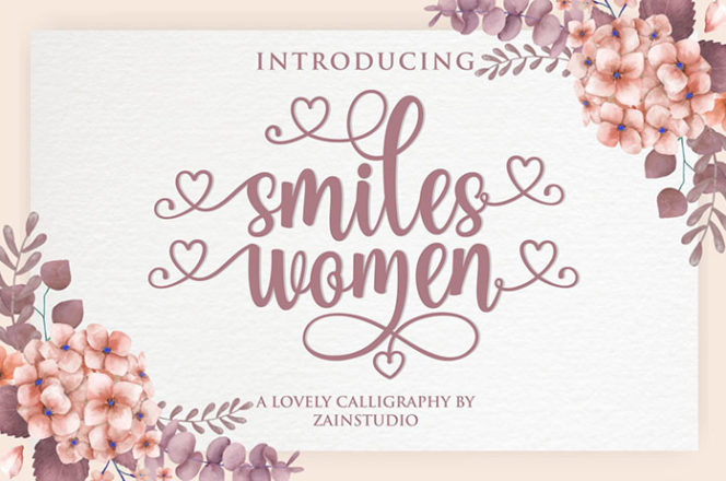 Smiles Women Script Font