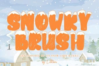 Snowky Brush Font