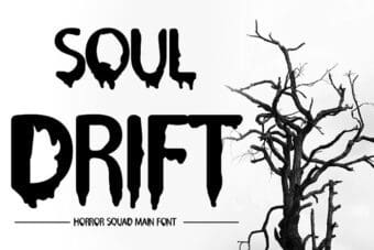 Soul Drift Display Font