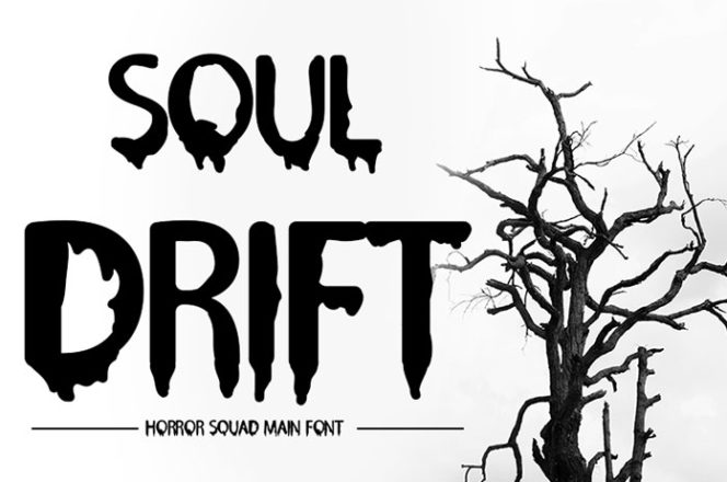 Soul Drift Display Font