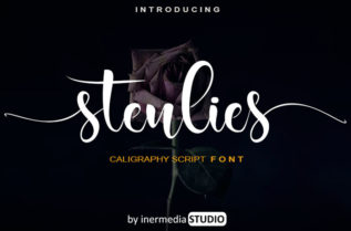 Stenlies Calligraphy Font