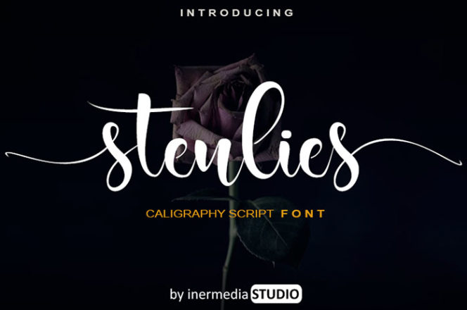 Stenlies Calligraphy Font
