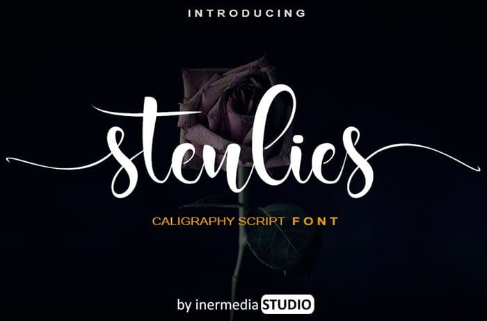 Stenlies Calligraphy Font