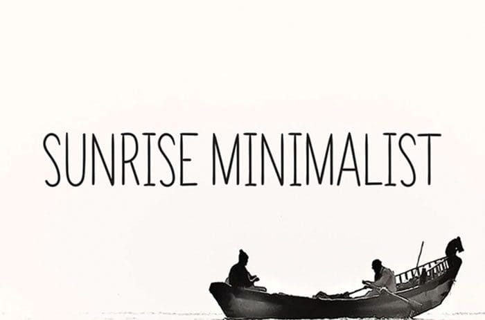 Sunrise Minimalist Serif Font