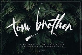 Tom Brother Brush Font