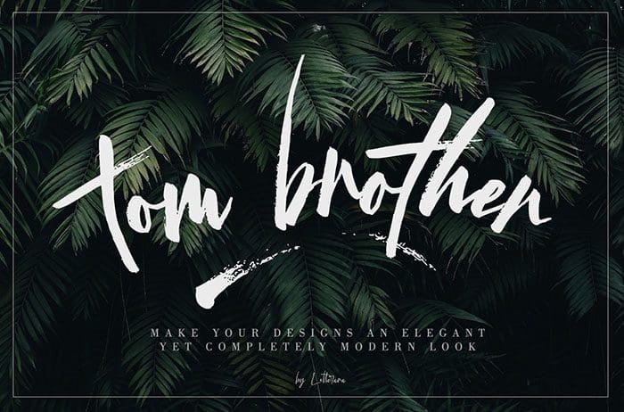 Tom Brother Brush Font
