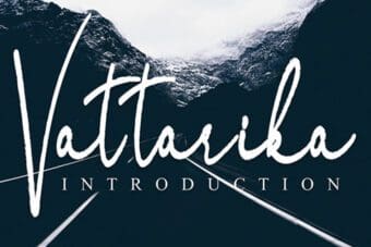 Vattarika Brush Font