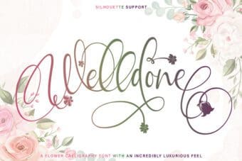 Welldone Script Font