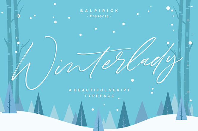 Free Winterlady Script Font