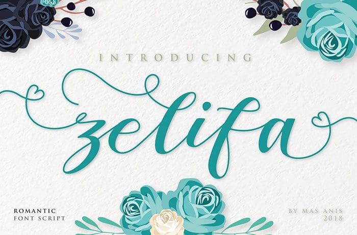 Zelifa Script Font
