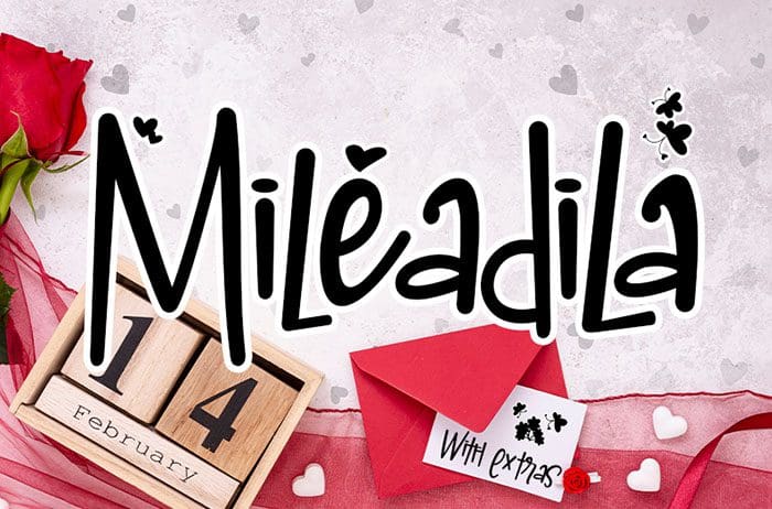 Mileadila Display Font