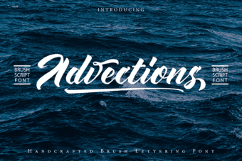 Advections Script Font