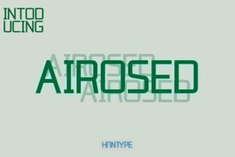 Airosed Sans Serif Font