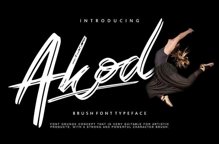 Akod Brush Font