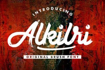 Alkilri Brush Font