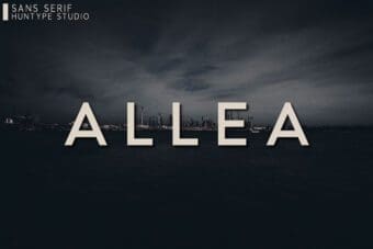 Allea Sans Serif Font
