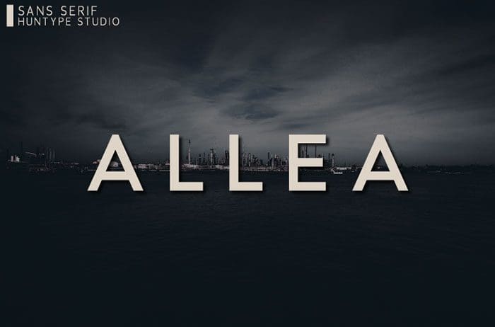 Allea Sans Serif Font